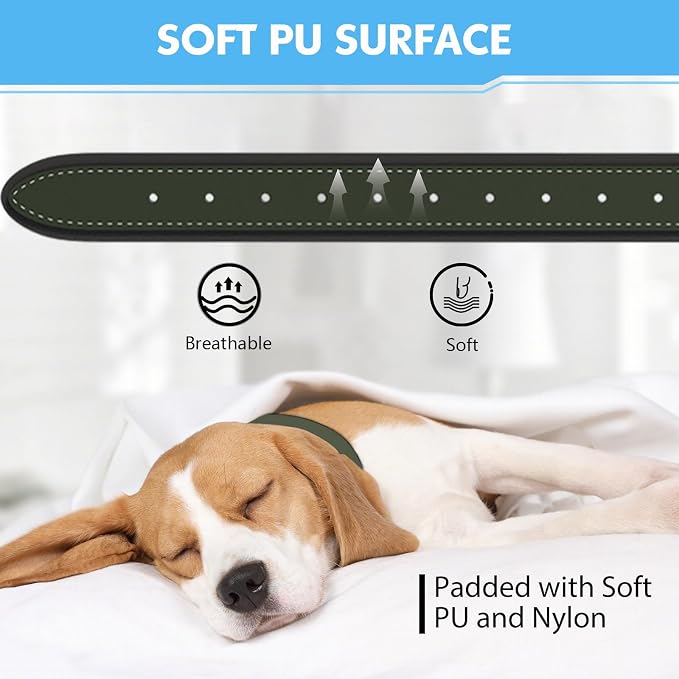 GPS Tracker for Dogs, 2 in 1 Smart Pet Collar (Only iOS), No Monthly Fee Waterproof Dog Collar with Real-time Tracking, Anti-Lost, 365-Day Long Battery GPS Tracker for All Sized Dogs(Locator Included)