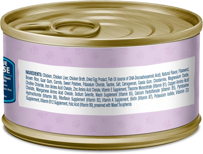 Blue Buffalo Baby Blue Chicken Kitten Paté Wet Cat Food, 3 oz, 6 ct | Real Chicken #1 Ingredient, Healthy Growth Formula, Made with DHA for Cognitive Development