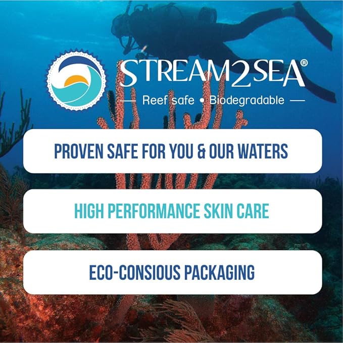 STREAM 2 SEA Boaters and Campers Hair Shampoo and Conditioner Set, 4 oz Reef Safe Fragrance Free All Natural Shampoo and Conditioner For Camping, Hiking and Boating, Paraben Free Hair Care
