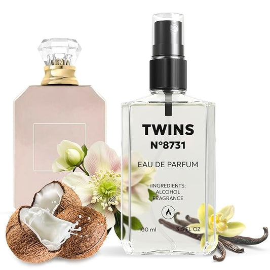 TWINS Impression of Utopia Vanilla Coco 21 | Perfume for Women Eau de Parfum | No.8731 | 3.4 Fl Oz / 100 ml