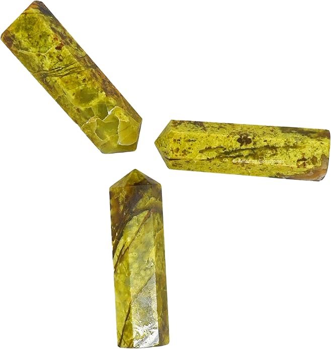 Amazing Gemstone Crystal Points Bulk Healing Crystals & Stones - Premium Single Terminated Healing Wand Point Bulk Crystals for Crafts, Crystal Grid, DIY Work