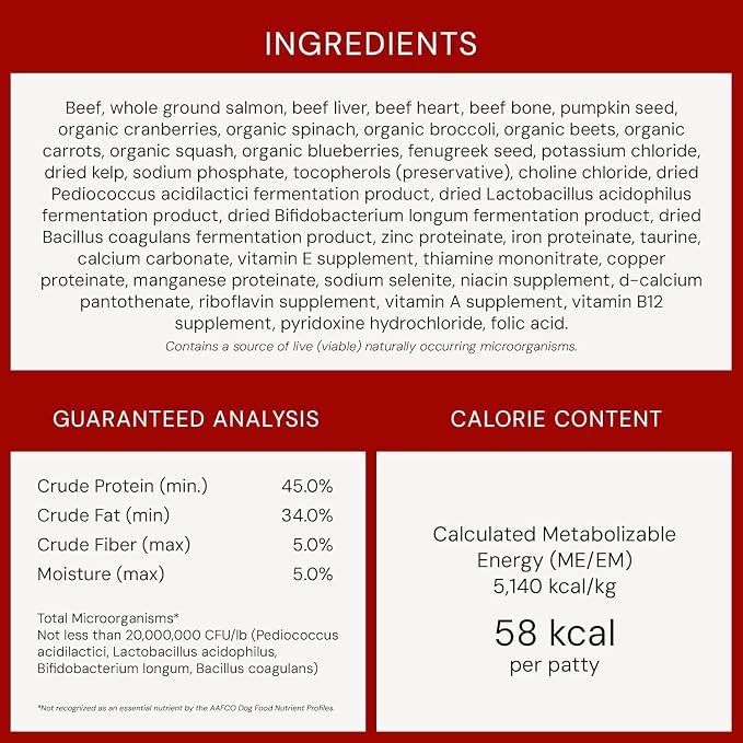 Stella & Chewy's Freeze-Dried Raw Dinner Patties - Surf 'N Turf Salmon & Beef Recipe - High Protein Grain-Free Puppy-& Dog Food - Perfect for Picky Eaters - 25 oz,(Pack of 2)
