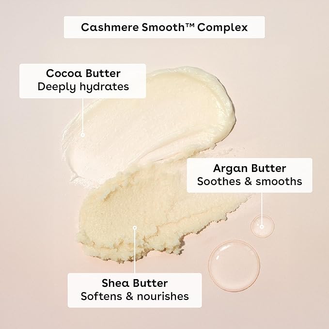 eos Cashmere Skin Collection Pre-Shave Scrub- Vanilla Cashmere, Exfoliating Body Scrub, Vanilla Body Scrub, Hydrating, Shea Sugar, 7 fl oz