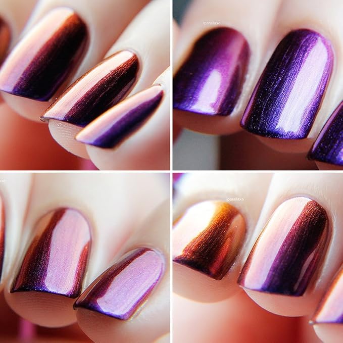 ILNP Cygnus Loop - Blue, Purple, Orange, Yellow, Red, Green Ultra Chrome Color Shifting Nail Polish