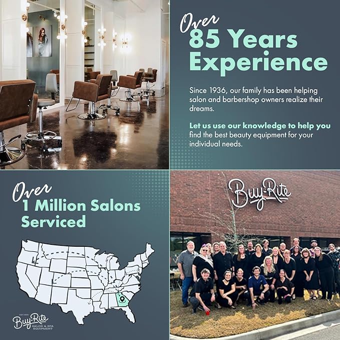 Buy-Rite BR900 X-tra Hot Professional Salon Hair Dryer, 980W Hooded Dryer with Extra Large Bonnet, 5 Heat Settings, 60-Min Timer, Removable Filter, UL/CSA Approved, HL-1200 (Black, 120V)