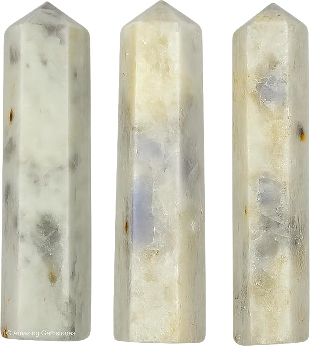 Amazing Gemstone Crystal Points Bulk Healing Crystals & Stones - Premium Single Terminated Healing Wand Point Bulk Crystals for Crafts, Crystal Grid, DIY Work