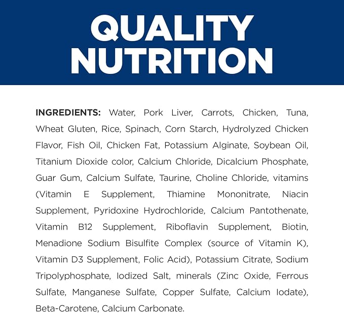 Hill's Prescription Diet c/d Multicare Urinary Care Wet Cat Food | #1 Veterinarian Recommended, Tuna & Vegetable Stew, 2.9 oz. Cans, 24-Pack