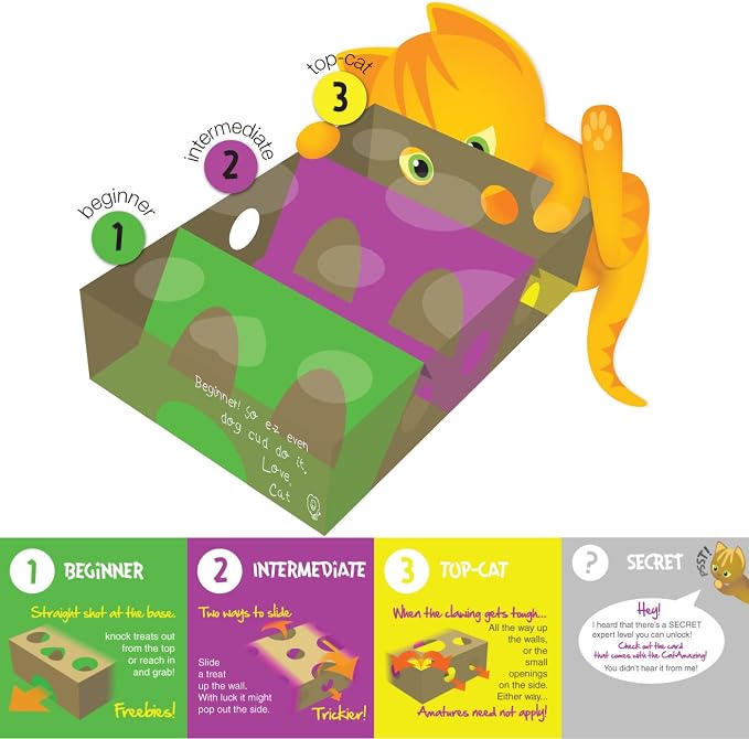Cat Amazing Interactive Treat Maze and Puzzle CAT Toy