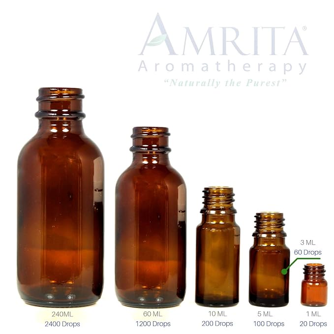 Amrita Aromatherapy Organic Cistus Rockrose Essential Oil, 100% Pure Undiluted Cistis Landi, VAR. pinene, Therapeutic Grade, Premium Quality Aromatherapy Oil, Tested & Verified, 60ML