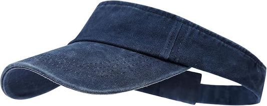 ANDICEQY Sports Sun Visor Hat, Sun Hat Visors for Women and Men for Outdoor | Adjustable Sun Visor Hats, Lightweight & Breathable, Cotton, Ideal for Running, Tennis, Golf, Outdoor Sports and Beach