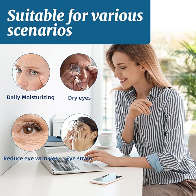 Water Rush Hydrating Eye Gel - Dark Circle Eye Cream with Hyaluronic Acid & Under Eye Serum Puffy Eyes Treatment