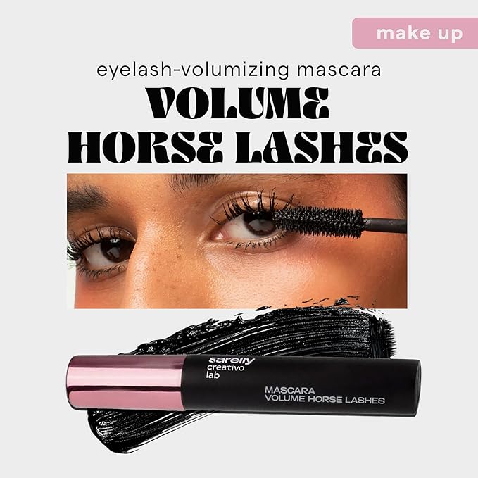 SARELLY, Eye Kit, Volume Horse Lashes Mascara + Lavadero Eye Makeup Remover, Sarelly Creative Lab