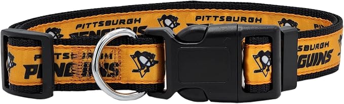 Pets First NHL Collar for Dogs & Cats. Adjustable, Cute, & Stylish! The Ultimate Hockey Fan Collar!