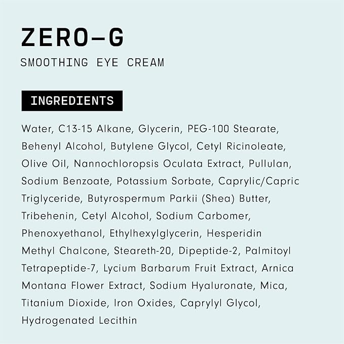 Versed Zero-G Smoothing Eye Cream - Smoothing Algae Extract, Firming Peptides and Deeply Moisturizing Olive Oil - Vegan Eye Cream For Wrinkles And Fine Lines (0.5 fl oz)