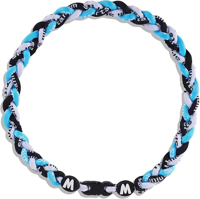Premium 18inch Baseball Necklace w/Nylon Tri-Braided Rope Tornado Design