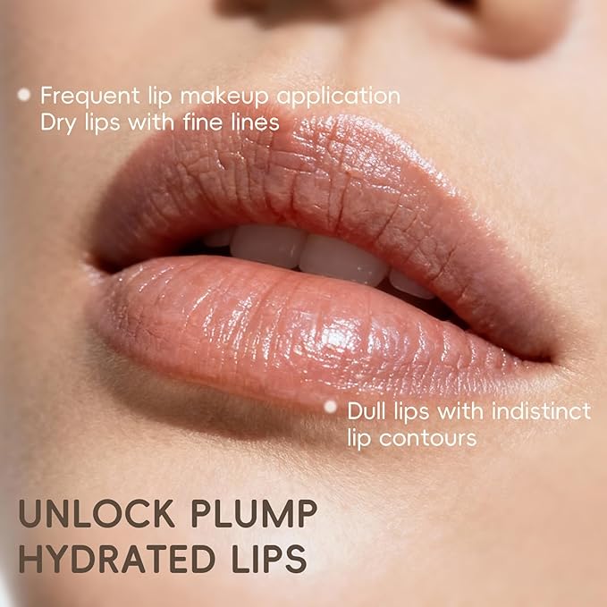 KISSIO PLUMP Lip Plumper,Maximum Plump with Ginger and Peptides,Extreme Lips Plumper,Hydrating,Lip Plumping,Lip Lines Care,Lips Gloss,0.3 fl oz,Master