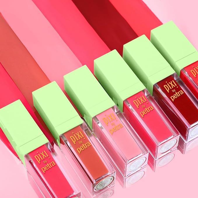 Pixi Beauty MatteLast Liquid Lip | Long-Wearing Matte Lip Color with Rosehip Oil | Hydrating & Comfortable | Precision PixiPetal Applicator | Warm Rose | 0.24 oz/6.9 g