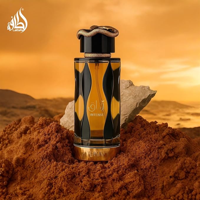 Lattafa Teriaq Intense for Unisex Eau de Parfum Spray, 3.4 Ounce / 100 ml