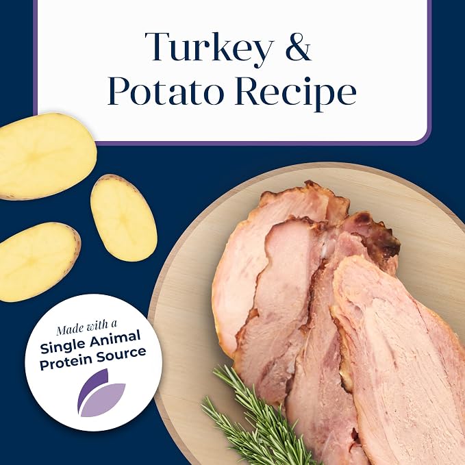 Blue Buffalo Basics Turkey Grain-Free Dry Cat Food, 5 lb | Skin & Stomach Care, Real Turkey #1 Ingredient, Limited Ingredient Diet, Antioxidant-Rich LifeSource Bits, Skin & Coat Health