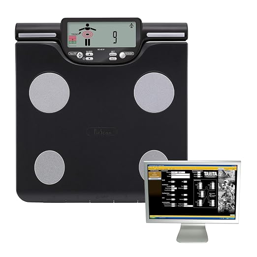 FitScan BC-601FS Segmental Body Composition Monitor with SD Card - Japan Technology - LCD Display in Handle - Physique & Balance Tracker - 330 lb Capacity - Athlete & Guest Mode