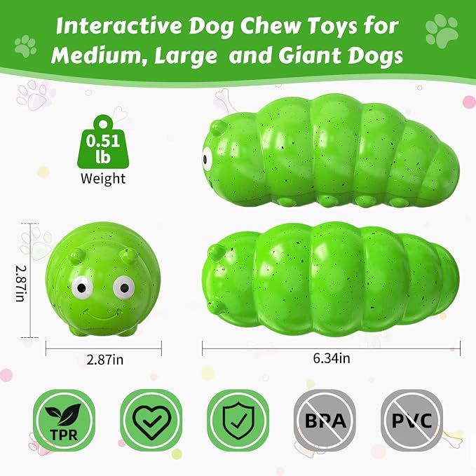 Indestructible Dog Chew Toys for Aggressive Chewers Medium Large Dogs