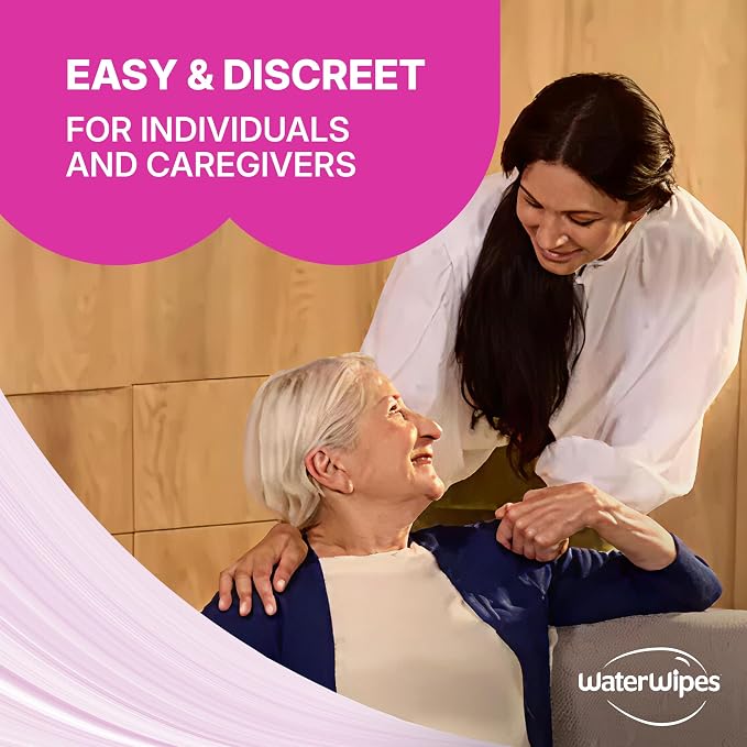 WaterWipes Sensitive Personal Care Ultra, Incontinence Wipes, Odor Removal, Heavy Duty XL Textured Wipes, Fragrance Free, 468 Count (18 Packs)