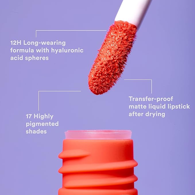 3INA The Longwear Lipstick - Matte Lipstick for Women - Moisturizing with 12-Hour Long Wear - Transfer-Proof and Highly Pigmented - 276-0.23 oz