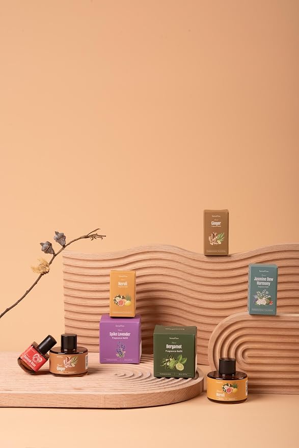 Essential Oil Refill 1.02oz/30ml for SF101/SF101S Waterless Aromatherapy Diffuser, Covers 1000 Sq Ft, 120-Day Natural Scent 1 Pack,Himalayan Cedarwood