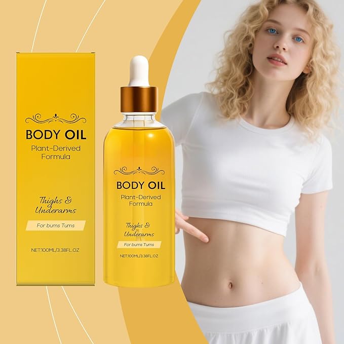 2 Pcs Erae Queen Oil, Cold Pressed Botanical Firming Oil for Face & Body for Crepey Skin Hydrating & Firm-Looking Skin, For bums,Tums,Thighs & Underarms.