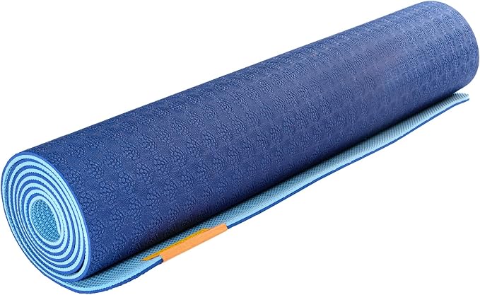 Hugger Mugger Earth Elements 5 mm Yoga Mat - Grippy Texture, Reversible, Cushion, Non-toxic Biodegradeable Material, Lightweight