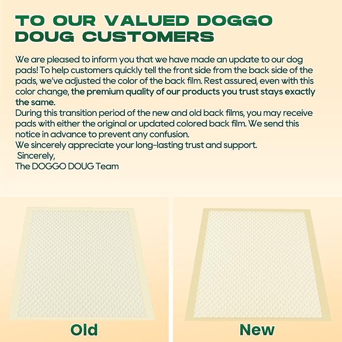 Puppy Pads Pee Pads for Dogs 30"x36" 50 Count with Tabs | Bamboo Training Pads Deodorizing Leakproof Quick Drying Dog Pee Pads Super Absorbent Full Edge-Wrapping Pee Pads
