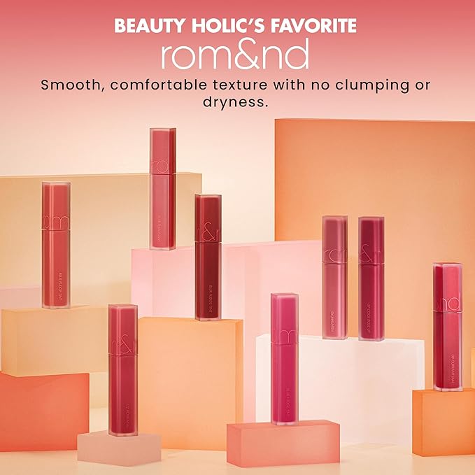 rom&nd BLUR FUDGE TINT 14 UNROSE: Velvety Matte Lip & Cheek Stain | K-Beauty Blurring Effect | Long-Lasting, Non-Drying Cream Formula with Vitamin E