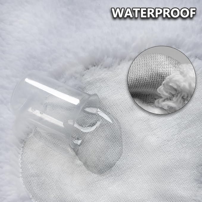 Waterproof Pet Blanket for Dogs and Cats, Soft Sherpa Fleece Throw Blanket 60 * 80inch Beige