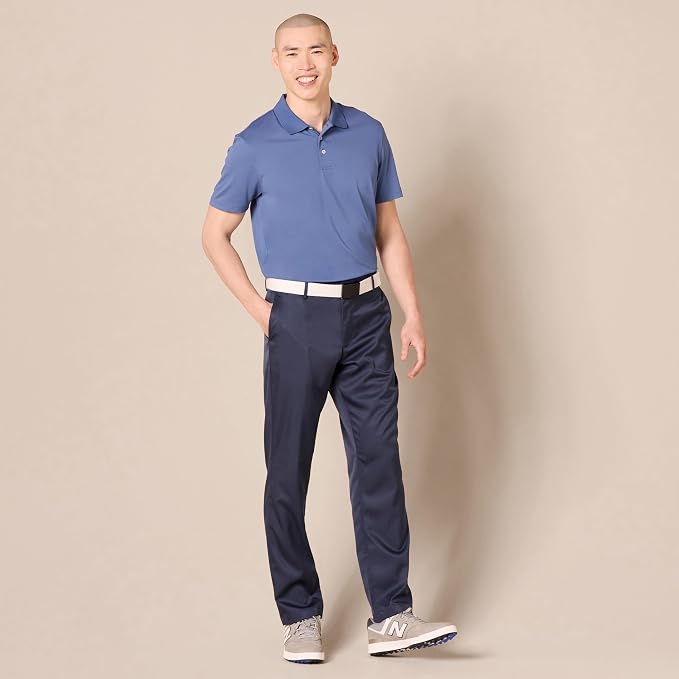 Amazon Essentials Men's Moisture Wicking Golf Polo Shirt, Short Sleeve, Slim-Fit, Quick-Dry, Active Wear