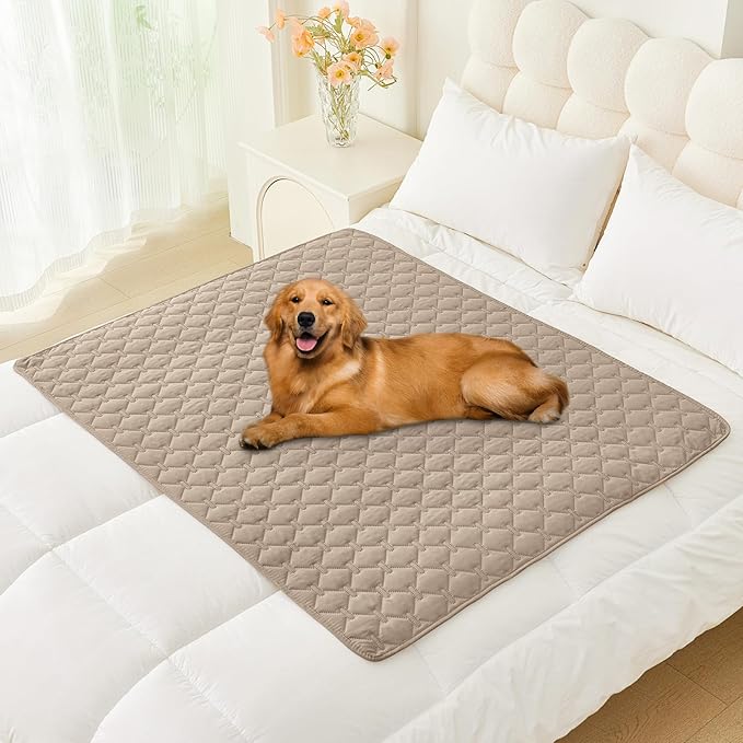 Smiry Waterproof Dog Bed Cover Blanket, Reversible Pet Blanket | Soft Reversible, Washable Leakproof Cats Dogs Couch Cover for Sofa, Couch, Furniture (40x50 Inch)