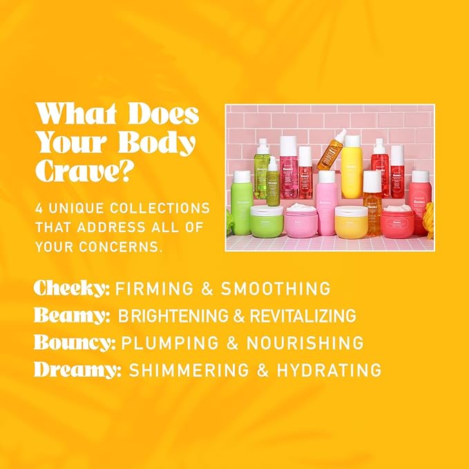 NATURE WELL Cheeky Firming Body Oil, Luxuriously Glowy & Fast-Absorbing Formula Designed to Nourish, Firm, & Visibly Smooth Skin, Scented with Pistachio, Almond, Coconut, & Salted Caramel, 3.4 Oz
