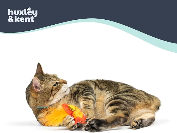 Huxley & Kent Plush Crinkle Catnip Cat Toy, Sneeze-It