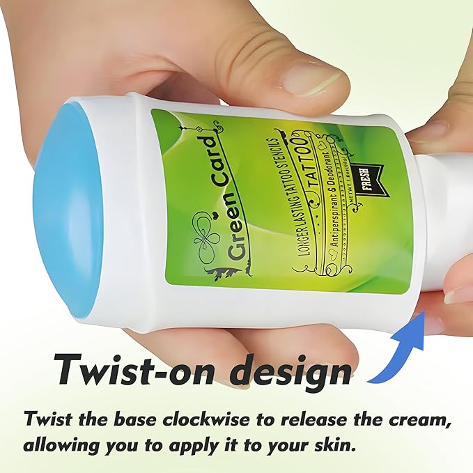 Rayyl Tattoo Transfer Gel 2Pcs Stencil Gel Transfer Cream Professional Safe & Easy Body Art Skin Solution for Tattoo Artists and Beginners Tattoo Studio (70g Each)