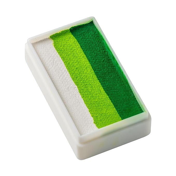 TAG Face and Body Paint - 1 Stroke Split Cake 30g - Leaf White
