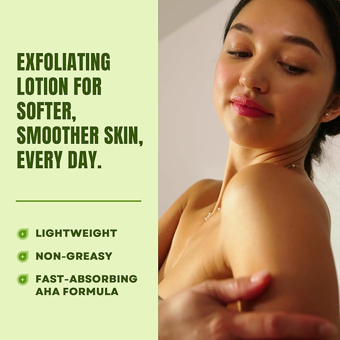 AmLactin Daily Nourish - Therapeutic Body Lotion for Dry Skin - No-Scrub Exfoliator and Moisturizer with 12% Lactic Acid AHA, 7.9 oz (Packaging May Vary)