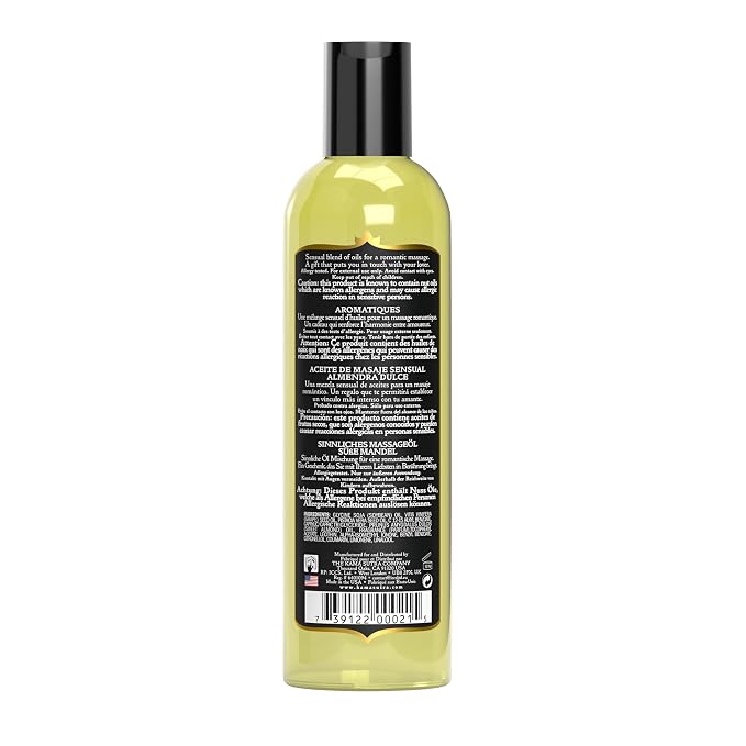 Kama Sutra Massage Oil, Sweet Almond, 8 Ounces