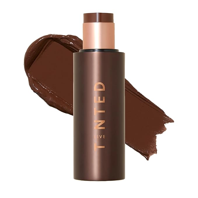 Live Tinted HUESTICK Complexion Stick - Medium-to-Full Buildable Coverage - Soft Matte Finish - Multitasking Makeup Stick - Lightweight, Creamy Formula - Shade 02