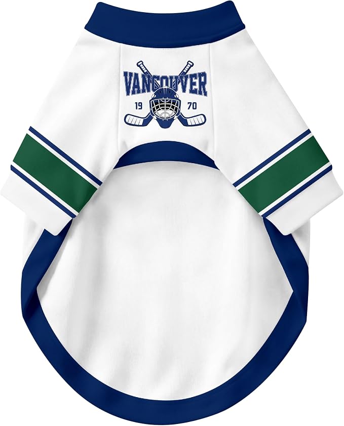 Vancouver Dog Clothes Personalized Pet T Shirt for Dogs Gift | Custom Name Number Jersey Style Pet Shirt for Dog