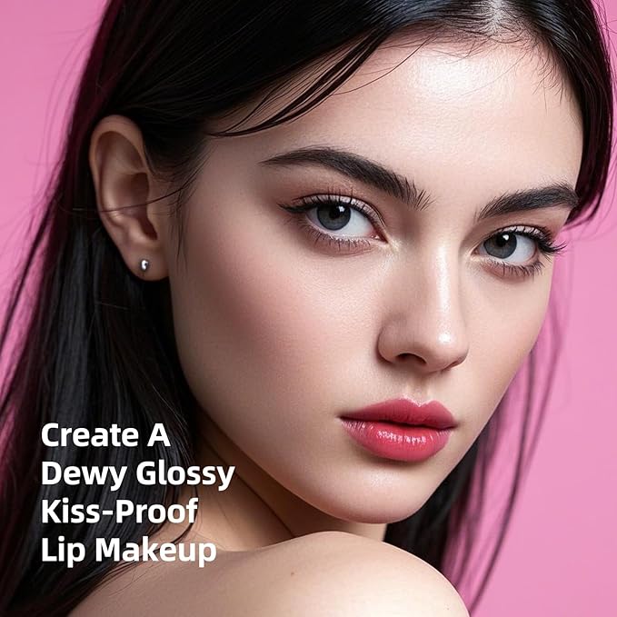 bayfree Liquid Cheek & Lip Stain, Korean Lip Tint with Moisturizing & Weightless, Non-Sticky, Long-Lasting, Kiss-proof, All Long-wearing, Vegan Makeup (Sheer Berry)