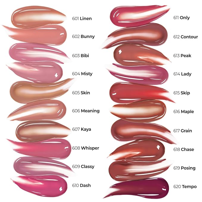 Laka Maxi Glayer Tint 3.8g/0.13oz., Glass Layer of Gloss, Ultra Glow & Vivid Layerable Pigments, High Shine Lip Oil, K-Beauty (#615 Skip)