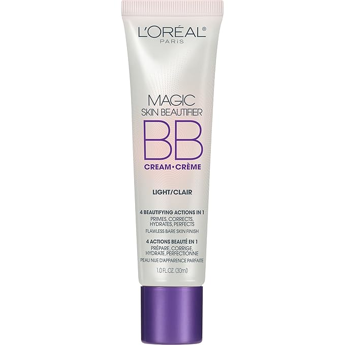 L'Oréal Paris Makeup Magic Skin Beautifier BB Cream Tinted Moisturizer, Light, 1 fl oz, 1 Count