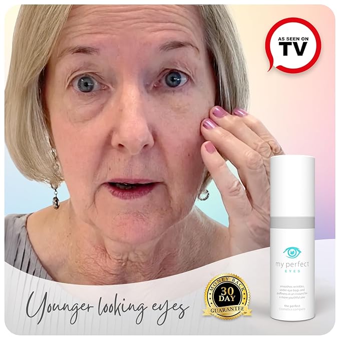 My Perfect Eyes by Penny Lane | Anti-Aging Eye Cream for Dark Circles & Puffiness | Instant Firming Treatment for Wrinkles & Fine Lines | Undereye Serum to Reduce Bags & Hollows | 20ml