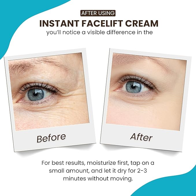 Instantly Ageless - Instant Face Lift in a Vial - Skin Care for Anti Aging face cream - Instant Under Eye Bags Remover - Facelift 20 Vials