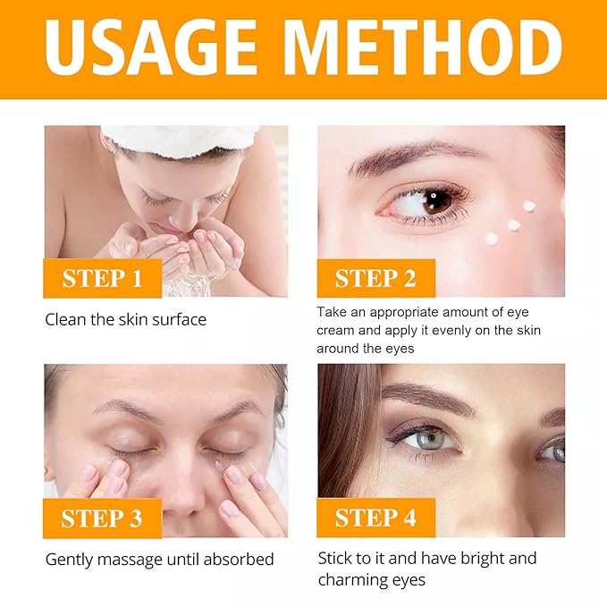 5D Peptide Eye Cream, Anti-Aging Eye Repair Cream for Dark Circles & Puffiness, Daily Wrinkle Reduction, Lightweight Under Eye Moisturizer with Vitamin E