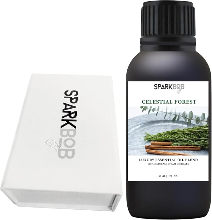 Luxury Essential Oil Blend Therapeutic Grade Aromatherapy Oil for Diffuser, Massage, Spa & Relaxation | Stress Relief & Wellness Gift Ready Packaging 1Fl Oz (Celestial Forest)